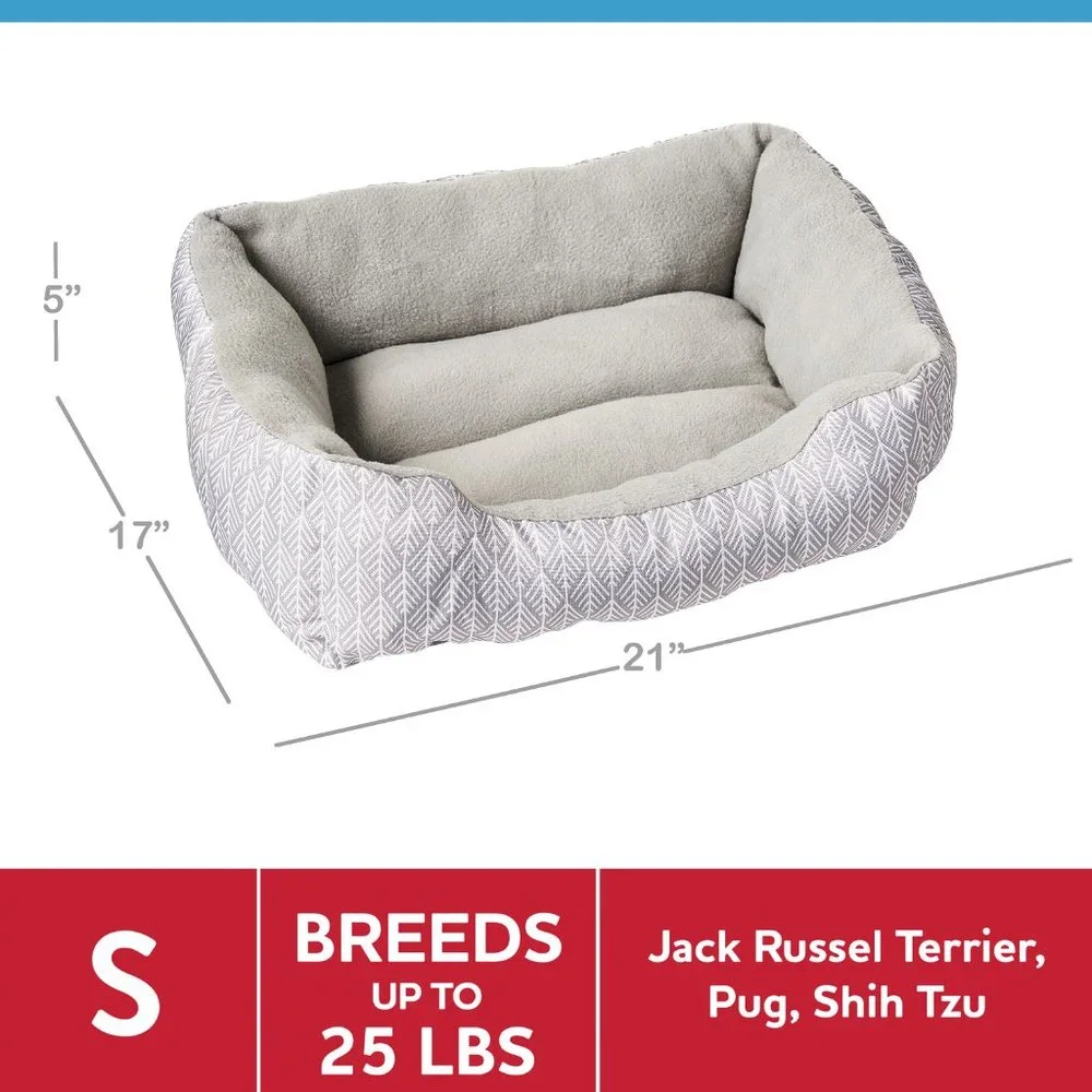 ImSmall Cuddler Dog Bed, Gray